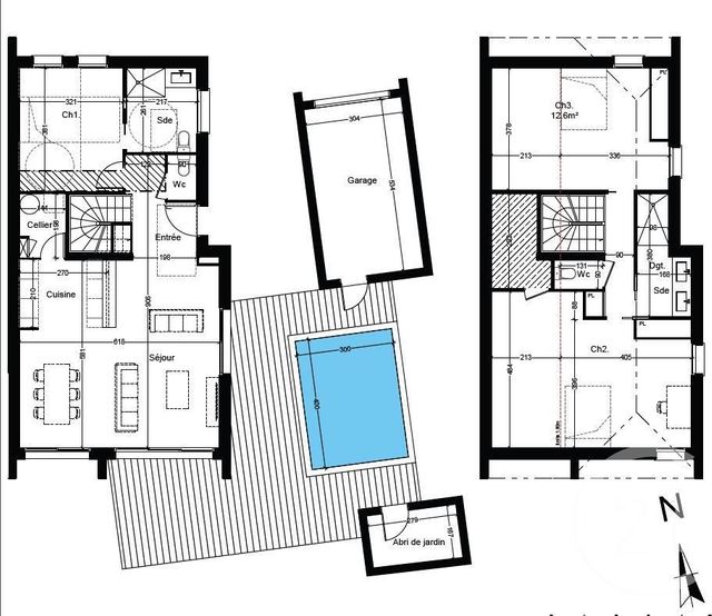 maison à vendre - 4 pièces - 103.6 m2 - MERIGNAC - 33 - AQUITAINE - Century 21 Cabinet Rollin