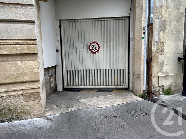 parking à vendre - 13.5 m2 - BORDEAUX - 33 - AQUITAINE - Century 21 Cabinet Rollin