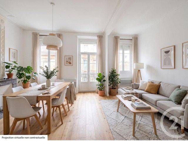 Appartement T3 à vendre - 3 pièces - 57.08 m2 - BORDEAUX - 33 - AQUITAINE - Century 21 Cabinet Rollin